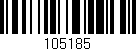 Código de barras (EAN, GTIN, SKU, ISBN): '105185'