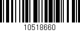 Código de barras (EAN, GTIN, SKU, ISBN): '10518660'
