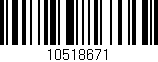 Código de barras (EAN, GTIN, SKU, ISBN): '10518671'