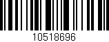 Código de barras (EAN, GTIN, SKU, ISBN): '10518696'