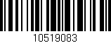 Código de barras (EAN, GTIN, SKU, ISBN): '10519083'