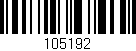 Código de barras (EAN, GTIN, SKU, ISBN): '105192'