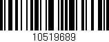 Código de barras (EAN, GTIN, SKU, ISBN): '10519689'