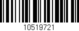 Código de barras (EAN, GTIN, SKU, ISBN): '10519721'