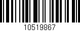 Código de barras (EAN, GTIN, SKU, ISBN): '10519867'