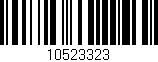 Código de barras (EAN, GTIN, SKU, ISBN): '10523323'