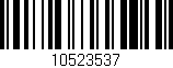 Código de barras (EAN, GTIN, SKU, ISBN): '10523537'