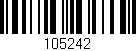Código de barras (EAN, GTIN, SKU, ISBN): '105242'