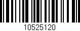 Código de barras (EAN, GTIN, SKU, ISBN): '10525120'