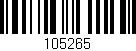 Código de barras (EAN, GTIN, SKU, ISBN): '105265'