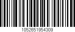 Código de barras (EAN, GTIN, SKU, ISBN): '1052651954309'