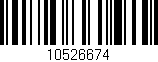 Código de barras (EAN, GTIN, SKU, ISBN): '10526674'