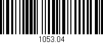 Código de barras (EAN, GTIN, SKU, ISBN): '1053.04'