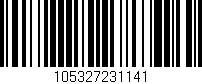 Código de barras (EAN, GTIN, SKU, ISBN): '105327231141'