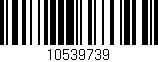 Código de barras (EAN, GTIN, SKU, ISBN): '10539739'