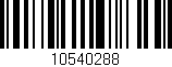 Código de barras (EAN, GTIN, SKU, ISBN): '10540288'