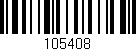 Código de barras (EAN, GTIN, SKU, ISBN): '105408'