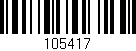 Código de barras (EAN, GTIN, SKU, ISBN): '105417'