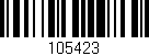 Código de barras (EAN, GTIN, SKU, ISBN): '105423'