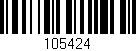 Código de barras (EAN, GTIN, SKU, ISBN): '105424'