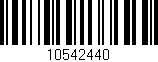 Código de barras (EAN, GTIN, SKU, ISBN): '10542440'