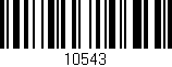 Código de barras (EAN, GTIN, SKU, ISBN): '10543'