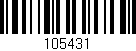 Código de barras (EAN, GTIN, SKU, ISBN): '105431'