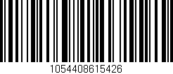 Código de barras (EAN, GTIN, SKU, ISBN): '1054408615426'