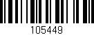 Código de barras (EAN, GTIN, SKU, ISBN): '105449'