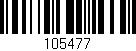 Código de barras (EAN, GTIN, SKU, ISBN): '105477'