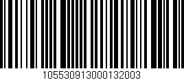 Código de barras (EAN, GTIN, SKU, ISBN): '105530913000132003'
