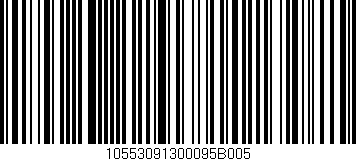 Código de barras (EAN, GTIN, SKU, ISBN): '10553091300095B005'