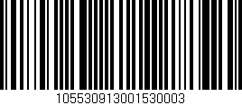 Código de barras (EAN, GTIN, SKU, ISBN): '105530913001530003'
