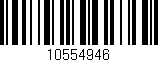 Código de barras (EAN, GTIN, SKU, ISBN): '10554946'