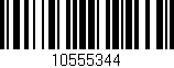 Código de barras (EAN, GTIN, SKU, ISBN): '10555344'