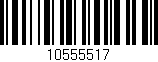 Código de barras (EAN, GTIN, SKU, ISBN): '10555517'