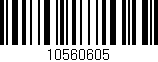 Código de barras (EAN, GTIN, SKU, ISBN): '10560605'