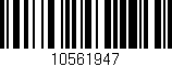 Código de barras (EAN, GTIN, SKU, ISBN): '10561947'