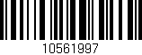 Código de barras (EAN, GTIN, SKU, ISBN): '10561997'