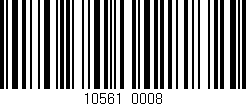 Código de barras (EAN, GTIN, SKU, ISBN): '10561/0008'