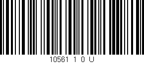 Código de barras (EAN, GTIN, SKU, ISBN): '10561_1_0_U'