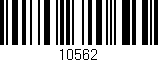 Código de barras (EAN, GTIN, SKU, ISBN): '10562'