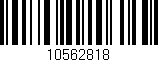 Código de barras (EAN, GTIN, SKU, ISBN): '10562818'