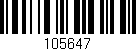 Código de barras (EAN, GTIN, SKU, ISBN): '105647'