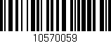 Código de barras (EAN, GTIN, SKU, ISBN): '10570059'