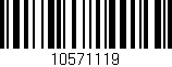 Código de barras (EAN, GTIN, SKU, ISBN): '10571119'