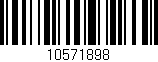 Código de barras (EAN, GTIN, SKU, ISBN): '10571898'