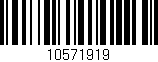 Código de barras (EAN, GTIN, SKU, ISBN): '10571919'
