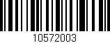 Código de barras (EAN, GTIN, SKU, ISBN): '10572003'