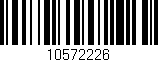 Código de barras (EAN, GTIN, SKU, ISBN): '10572226'